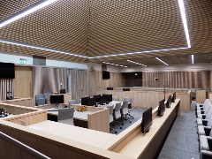 Image inside the courtroom