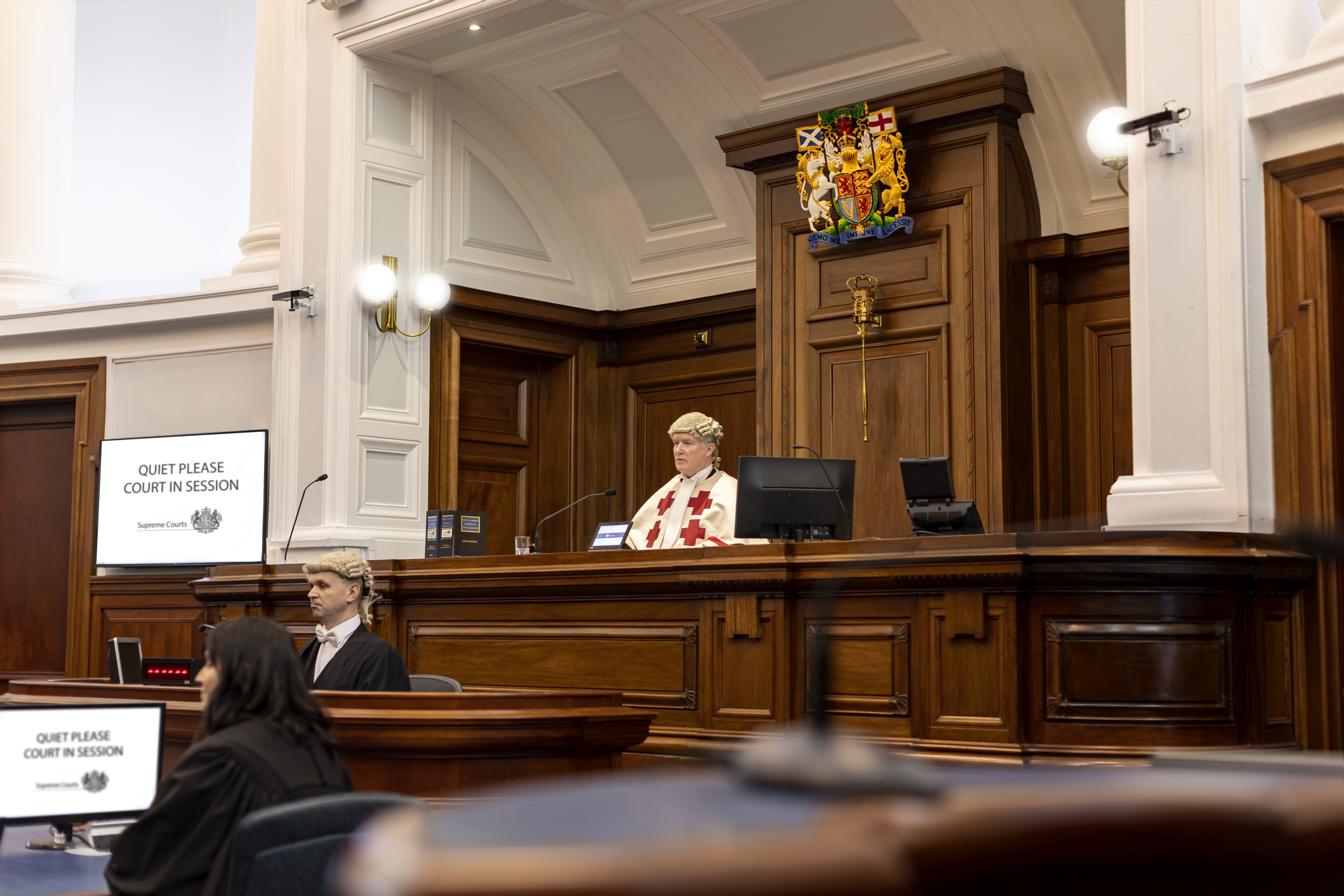 court proceedings at Glasgow High Court