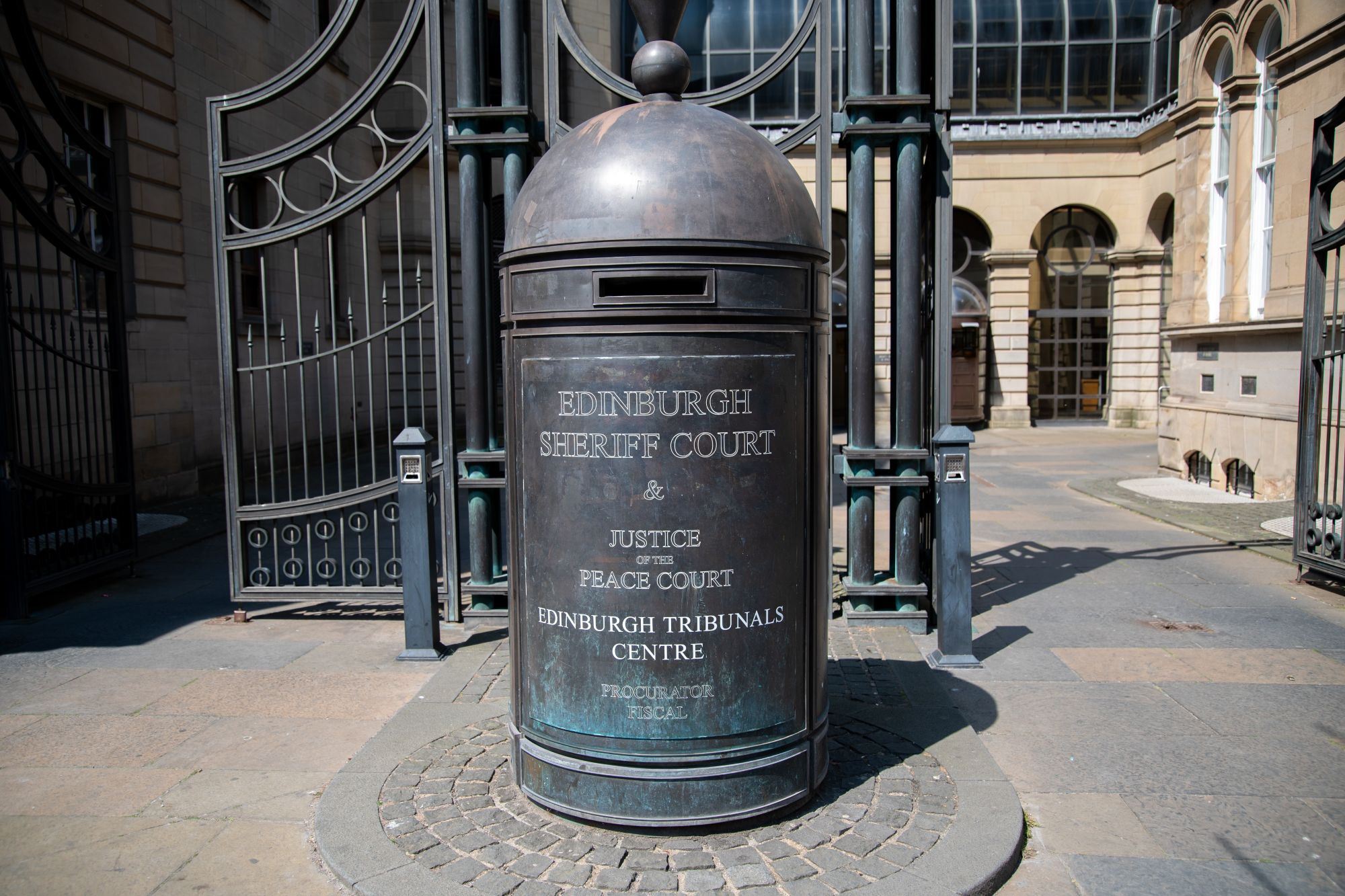 Entrance to the Edinburgh Tribunals Centre on Chambers Street