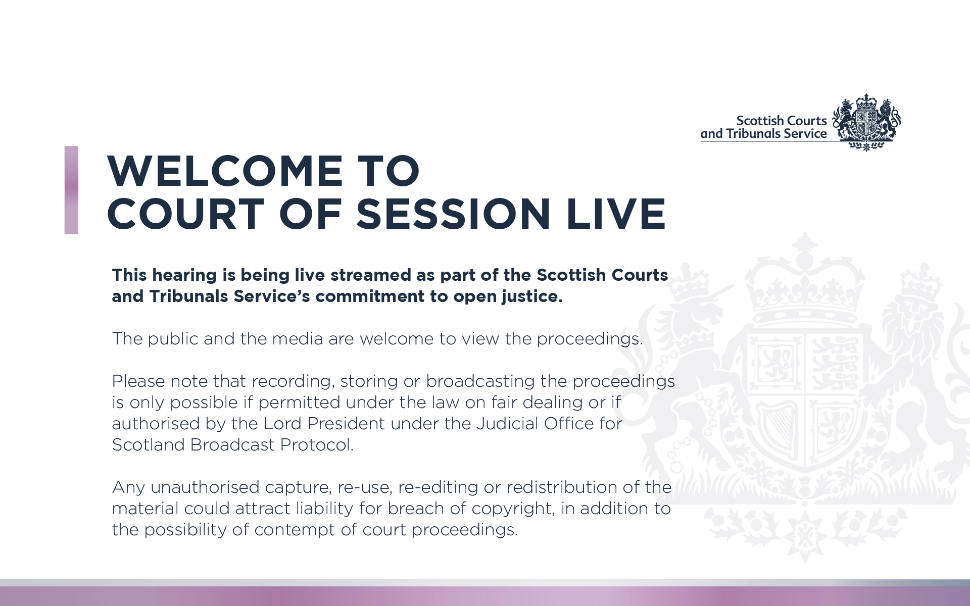 Case: CA72 23 Scottish Courts Case: CA72 23 Scottish Courts